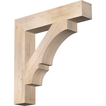 Ekena Millwork Balboa Block Smooth Bracket, Douglas Fir, 5 1/2"W x 32"D x 32"H BKT06X32X32BOA05SDF